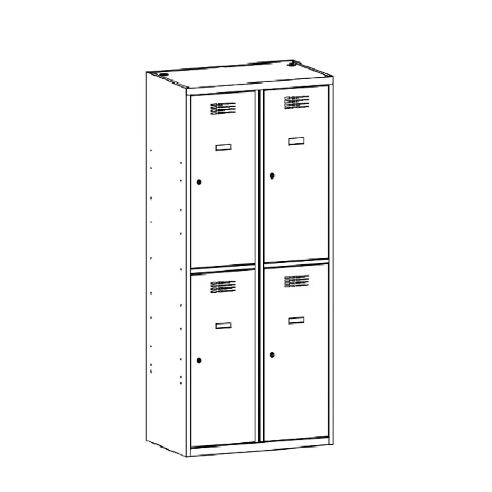 Метален гардероб Sus 422 W, снимка 6
