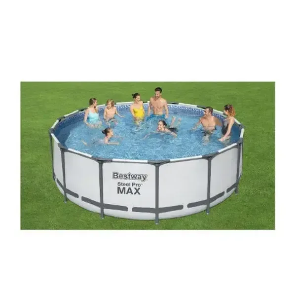 Bestway Steel Pro Max - Сглобяем басейн с тръбна конструкция кръгъл 488 × 122 см, снимка 7