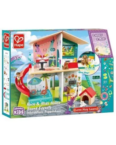 Дървена музикална къща, Hape, С обзавеждане, 31 части, снимка 2