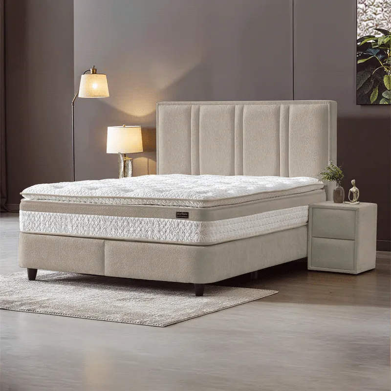 Тапицирана спалня с матрак PAROS XL 150 х 200, снимка 2