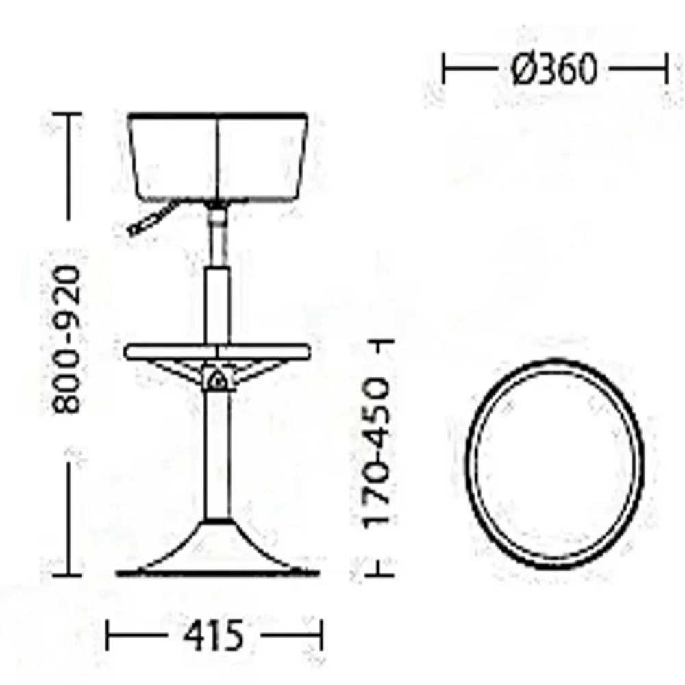Бар стол Pinacolada Hocker, снимка 2