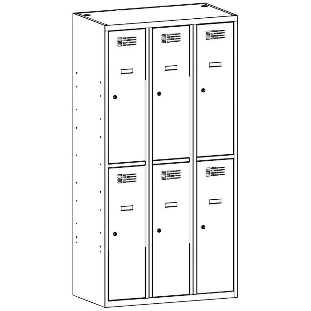 Метален гардероб Sus 432 W, снимка 5