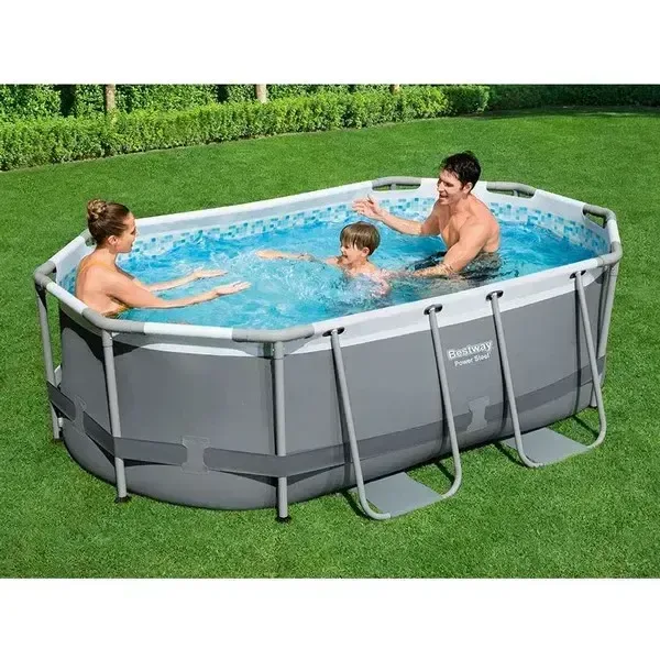 Bestway Power Steel Oval - Сглобяем басейн с помпа 305 × 200 × 84 см, снимка 2