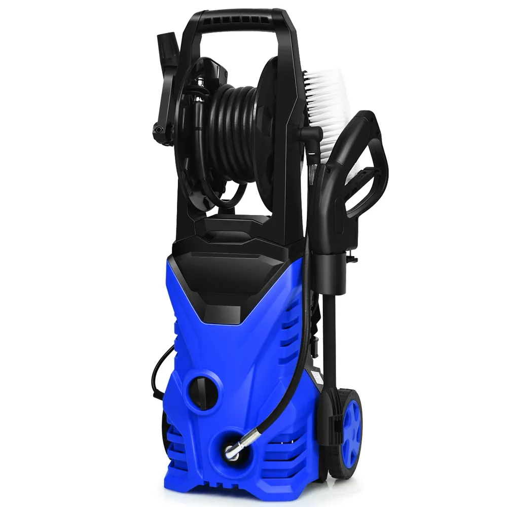 Водоструйка 1400 W с аксесоари и налягане 140 бара, синя