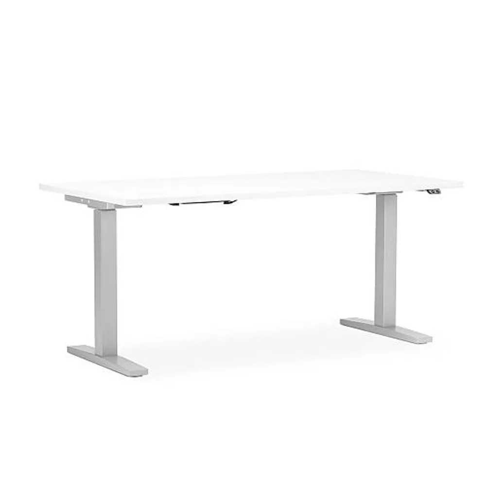 Основа за бюро EUP2 с електрическа регулация – RAL 9010 Pure White BI, WH, W, снимка 7