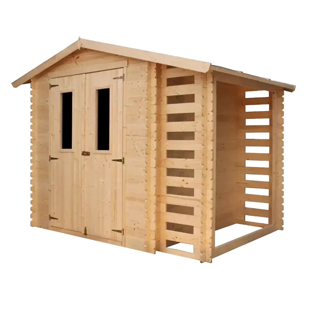 Барака с навес - 256 × 200 см – 5 м²