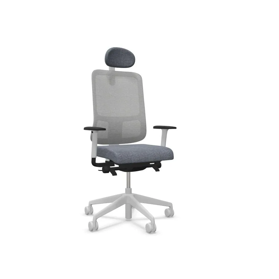 Работен стол Utila Grey Mesh HRUA3