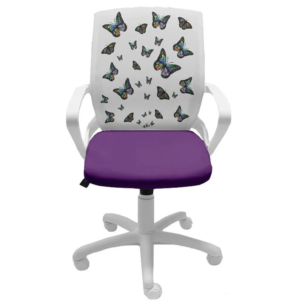 Детски стол Fly White Butterfly