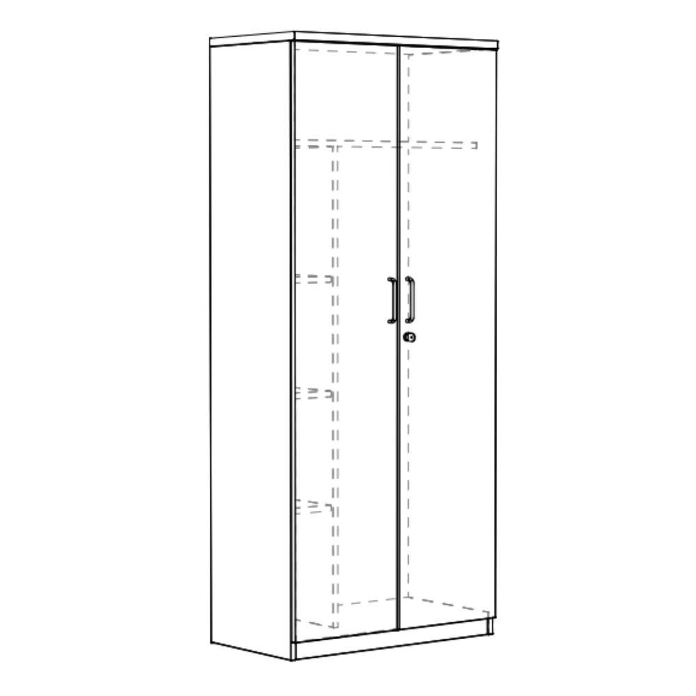 Easy Space двоен гардероб с рафтове, снимка 3