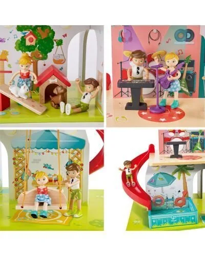 Дървена музикална къща, Hape, С обзавеждане, 31 части, снимка 5