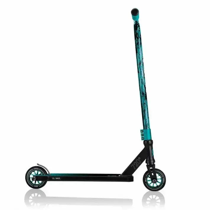 Тротинетка за фрийстайл и скачане Globber GS 720 - черна-тюркоаз, снимка 4