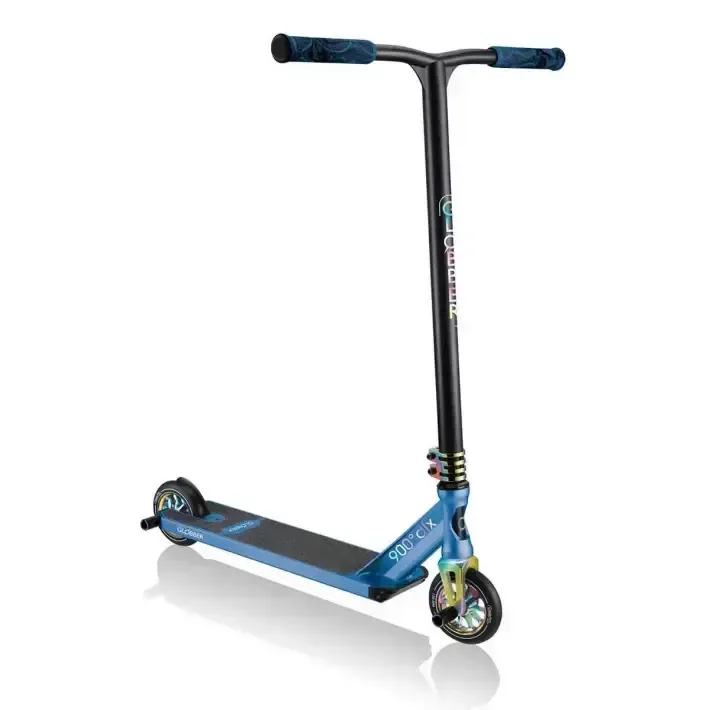 Ултраздрава фрийстайл тротинетка Globber GS 900 DELUXE - черна/синя, снимка 2