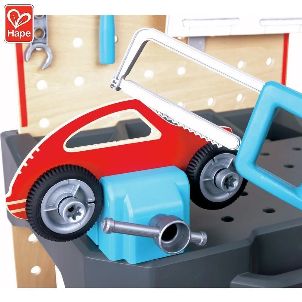 Детски игрален комплект, Hape, Многофункционална работна маса, 71 части, снимка 4