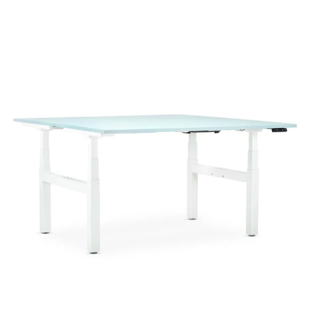 Двойно бюро eUP3 WORKBENCH с електрическа регулация, снимка 9