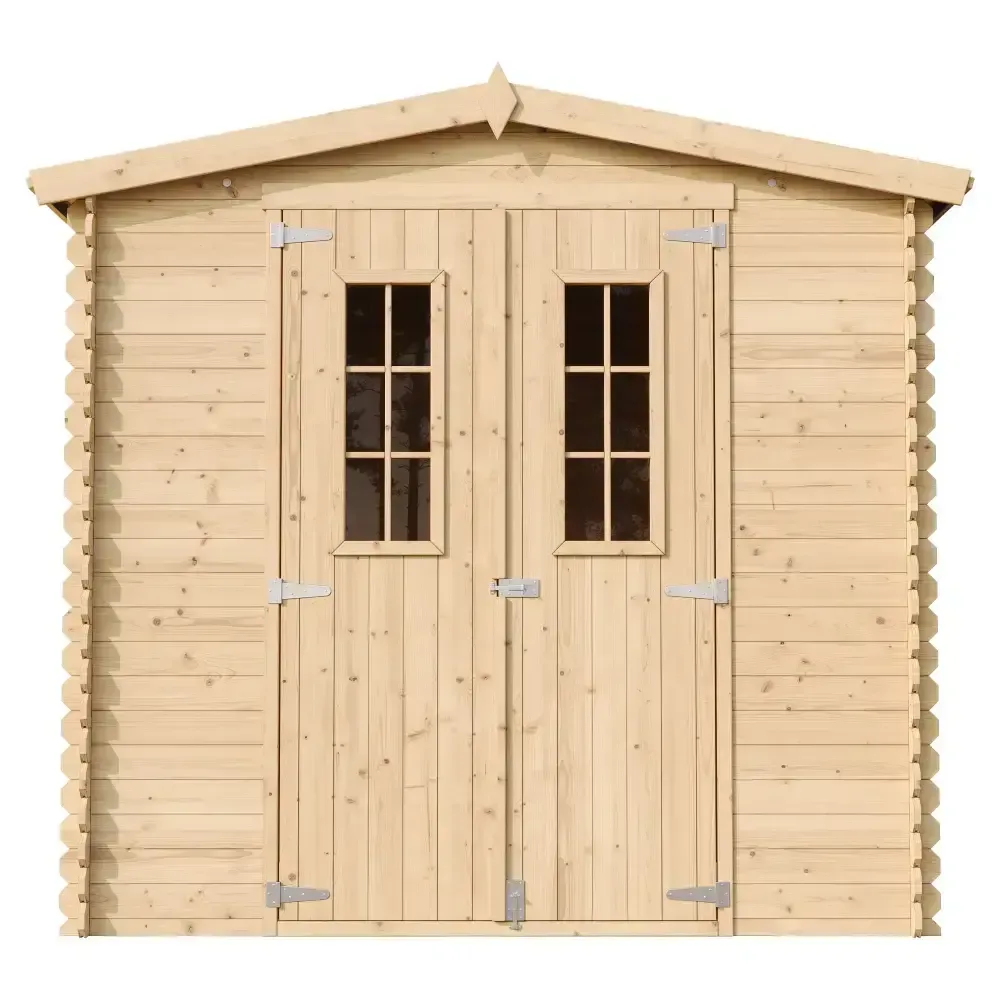 Дървена барака с под – 220 × 220 см – 4 м², снимка 2