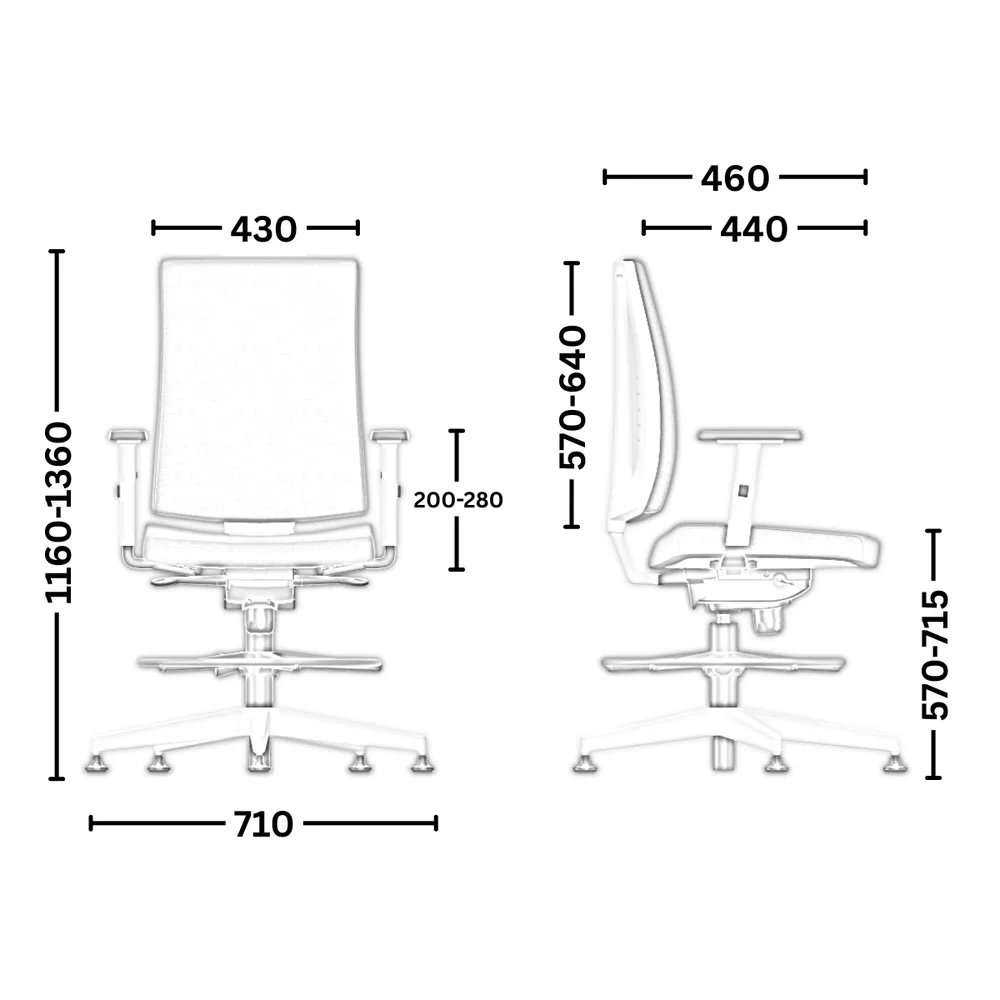 Технически стол Navigo Counter RB, снимка 6