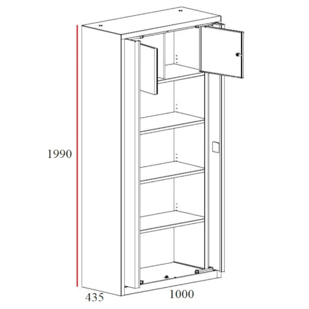 Метален шкаф SBM 211, снимка 6