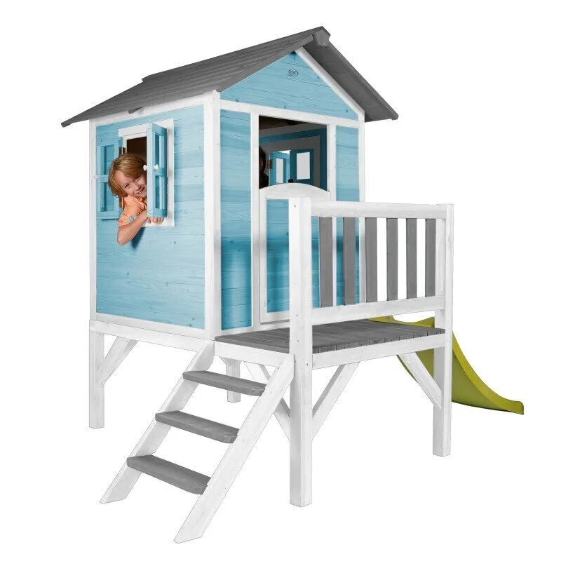 Къща за игра Sunny Lodge XL с пързалка – код C050.002.01, снимка 5