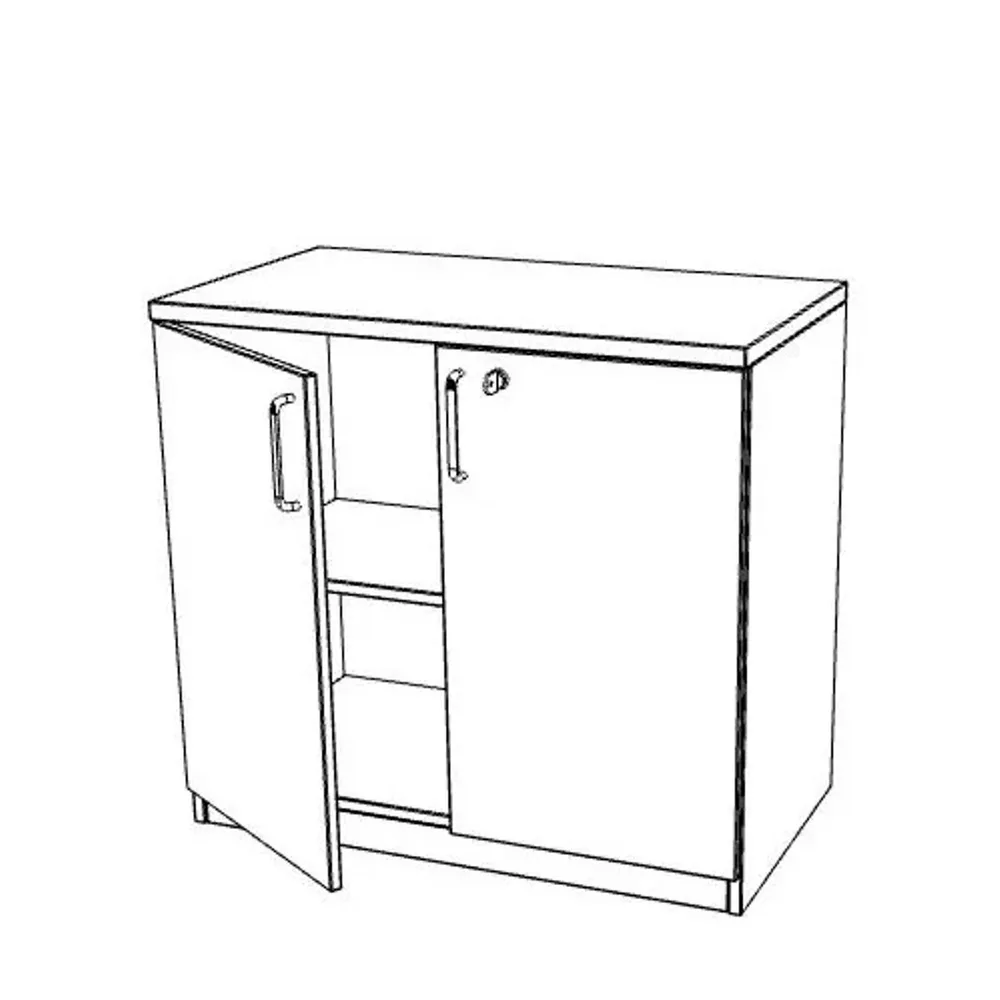 Easy Space шкаф 1.5OH 800мм с плътни врати, снимка 3