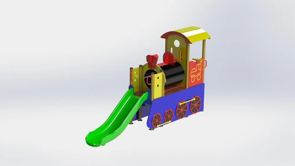 Комбинирано детско съоръжение LOCOMOTIVE PS0045