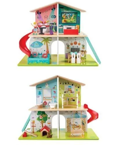 Дървена музикална къща, Hape, С обзавеждане, 31 части, снимка 3