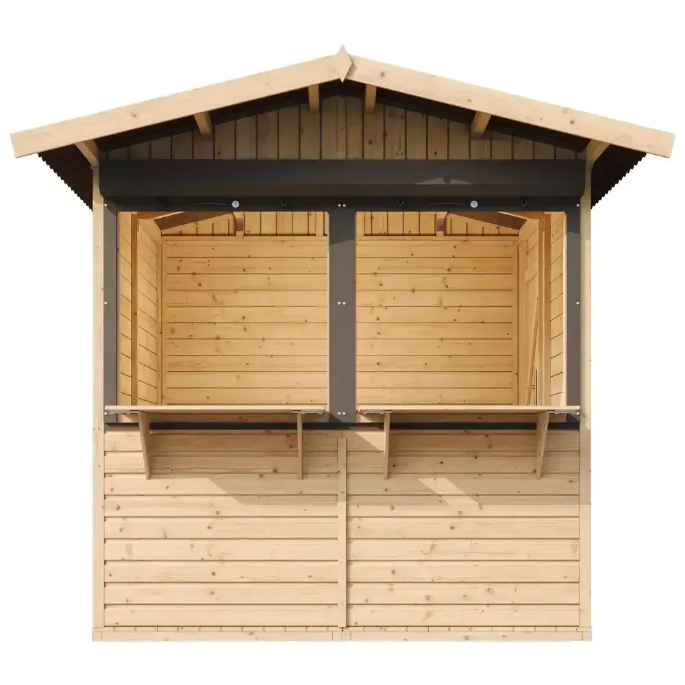 Дървен щанд – 205 × 199 см – 4 м² – код TTM149Z, снимка 5