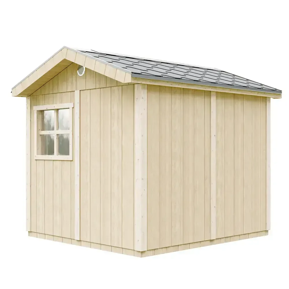LP® SmartSide® Градинска барака – 236 × 250 см – 6 м² – Harvest Honey/White, снимка 4