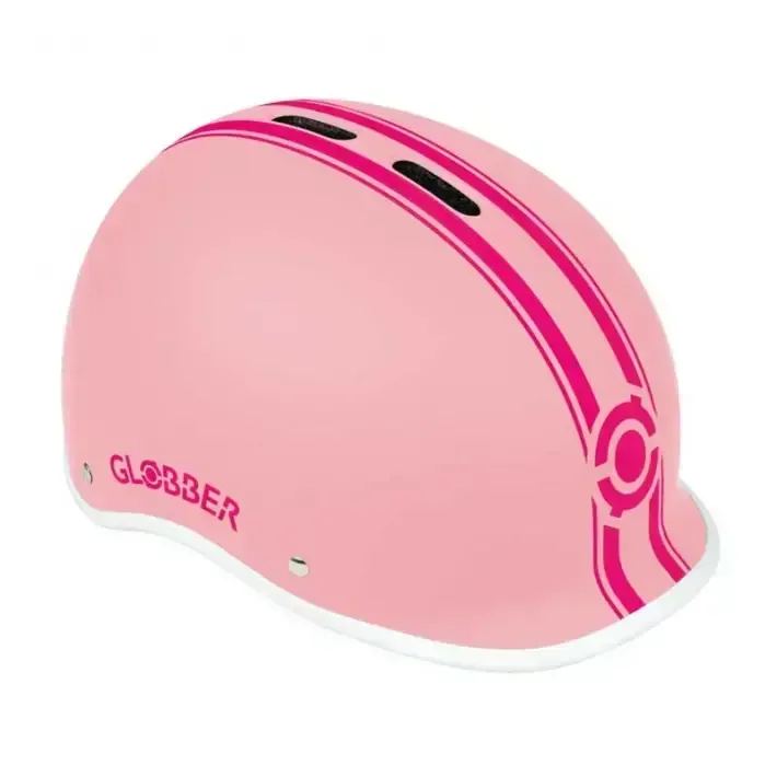 Детска светеща каска Globber Master XS/S (47-51см), пастелно розова, снимка 2