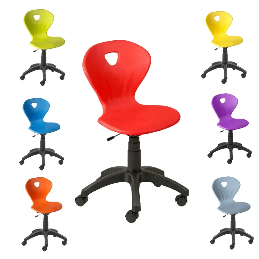 Ученически стол Kori Swivel – син ПП, снимка 2