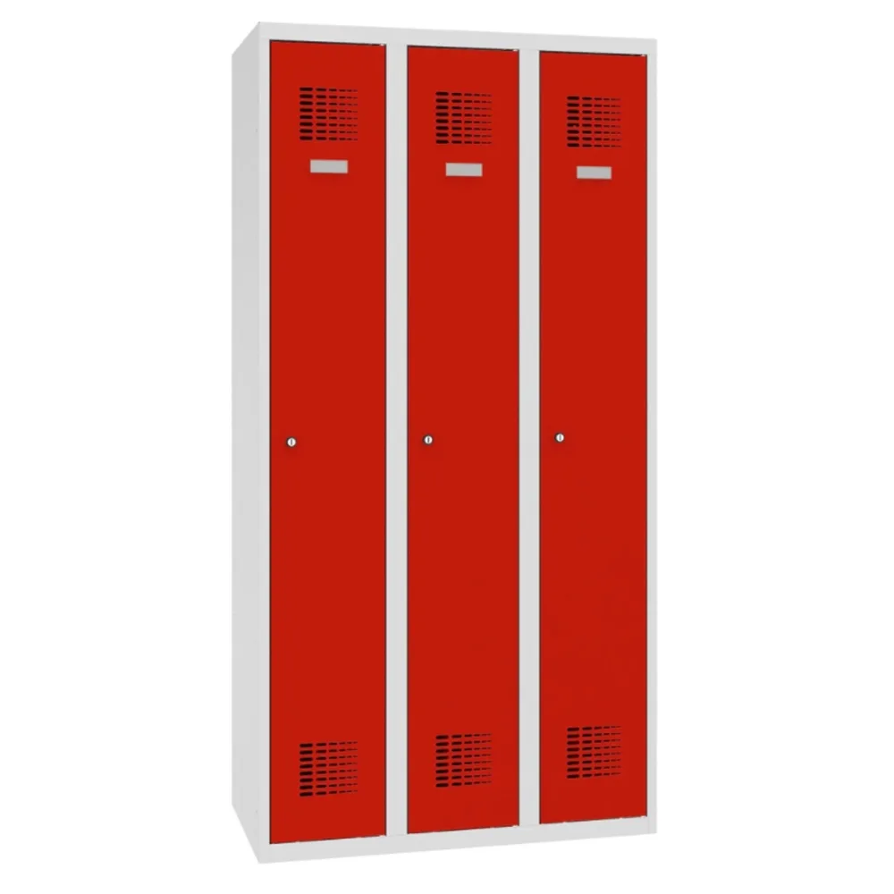 Метален гардероб Sum 330 W – RAL 7035 Light grey MALOW, снимка 4
