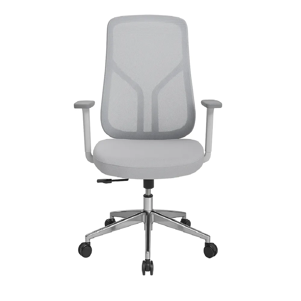 Работен стол Omega White Chrome