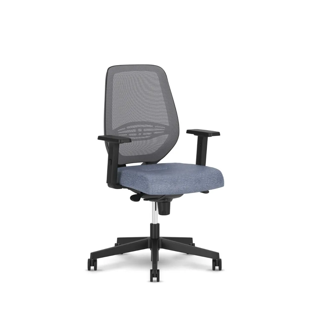 Работен стол Neos Black Mesh