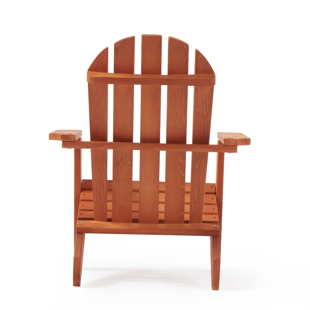 Детски стол, шезлонг Adirondack, релаксация в градината, двора, балкона, терасата, къмпинга и плажа, дървен, снимка 3