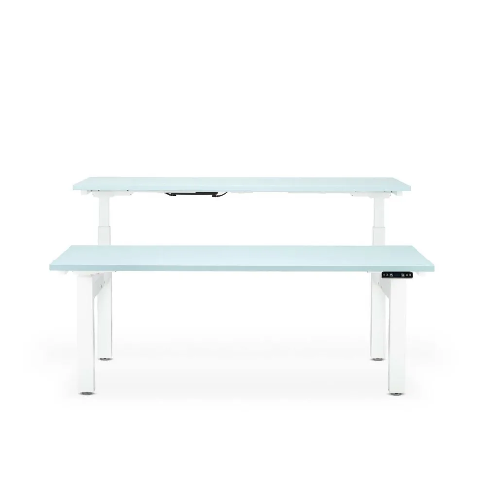 Двойно бюро eUP3 WORKBENCH с електрическа регулация, снимка 6