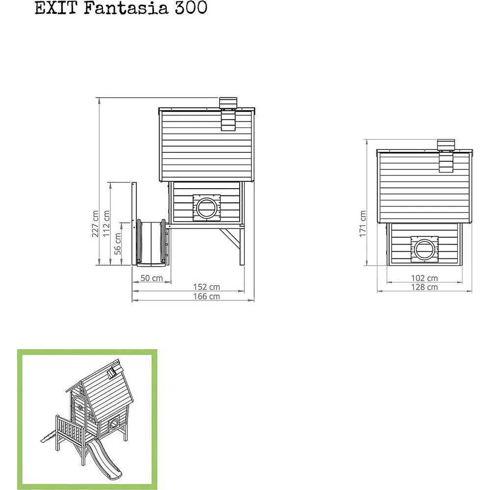 Дървената къща EXIT Fantasia 300, снимка 6