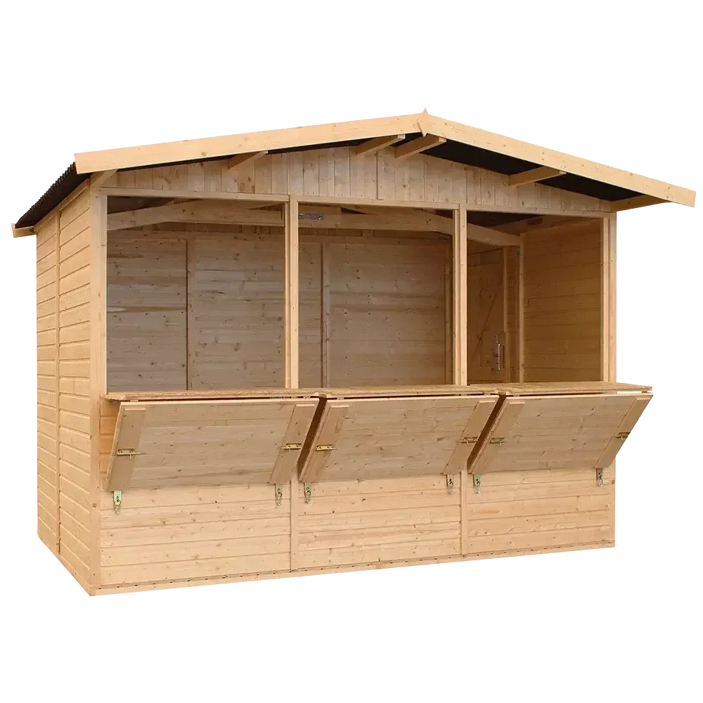 Дървен щанд – 303 × 199 см – 6 м², снимка 2