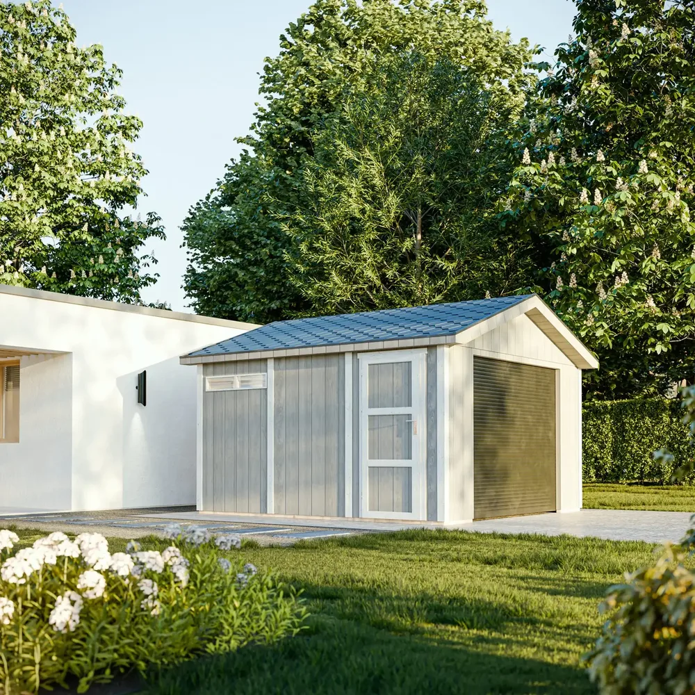 LP® SmartSide® панелен гараж – 354 × 368 см – 13 м², снимка 6