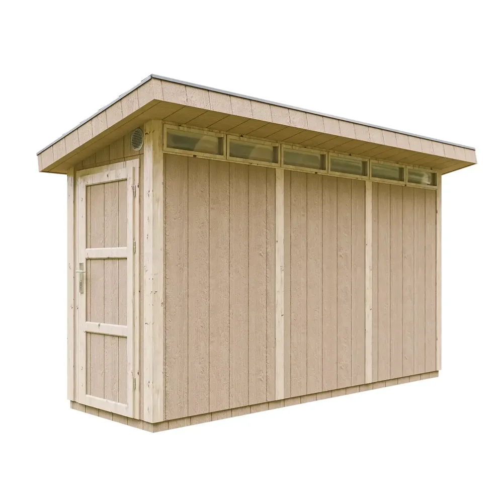 LP® SmartSide® панелен навес с под– 118 × 368 см – 4 м² – Tundra Grey, снимка 3