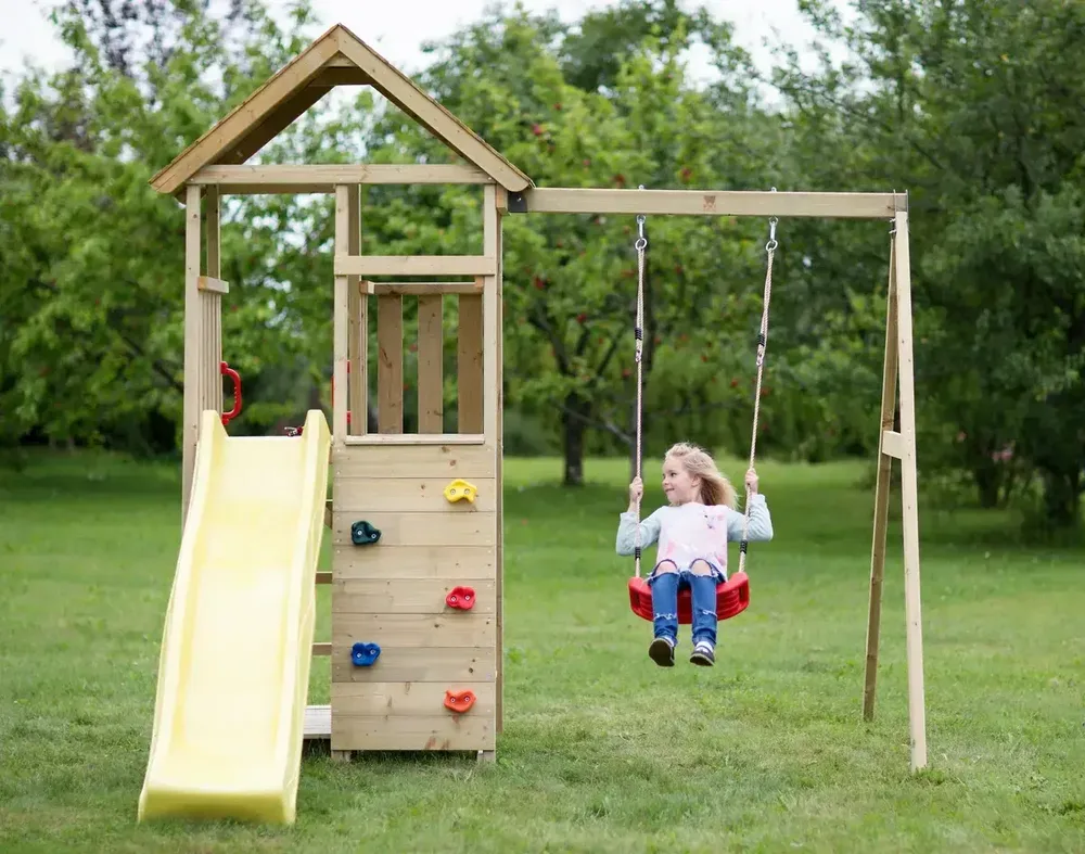 Кула Junior с пързалка, люлка и пейка, снимка 3