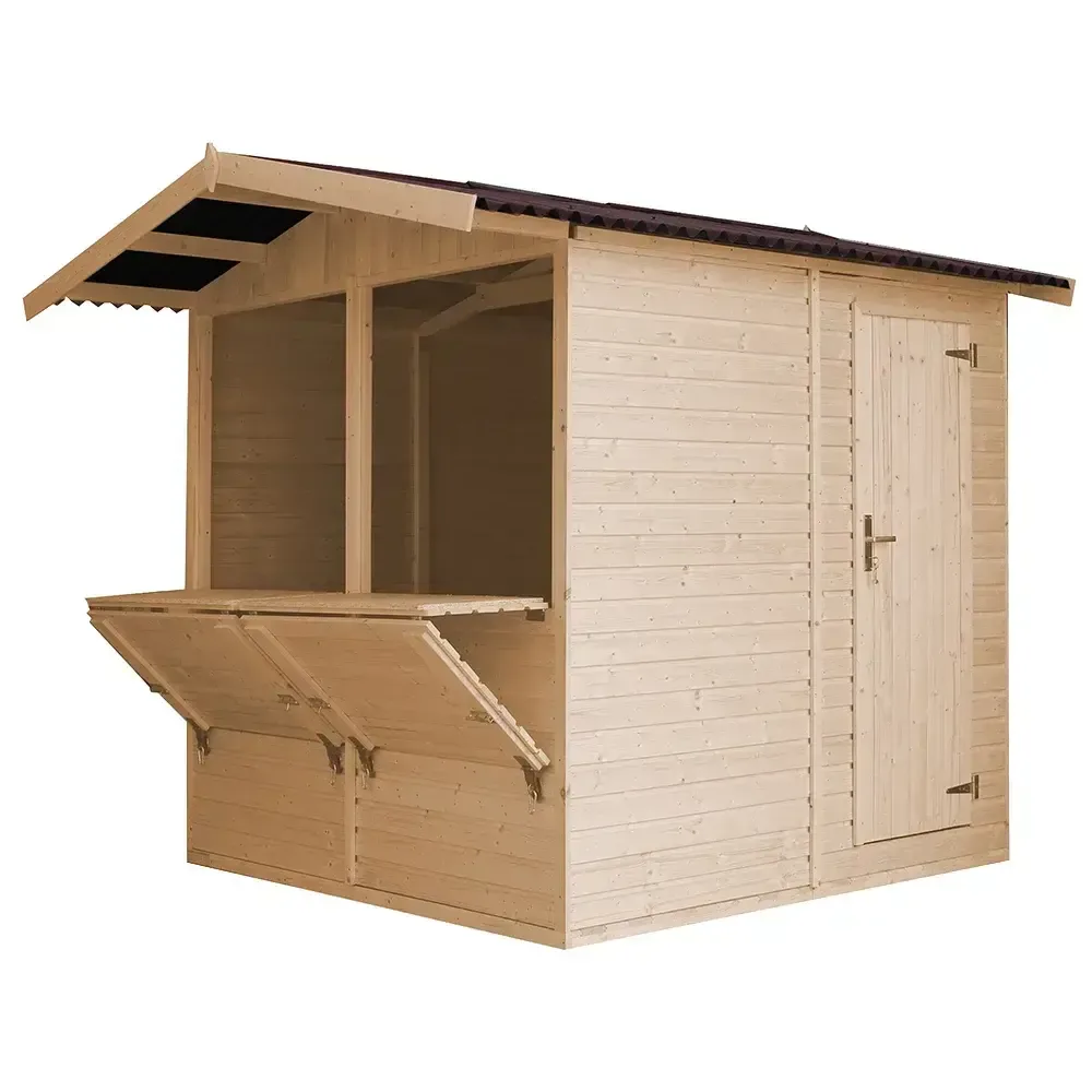 Дървен щанд – 205 × 199 см – 4 м², снимка 3