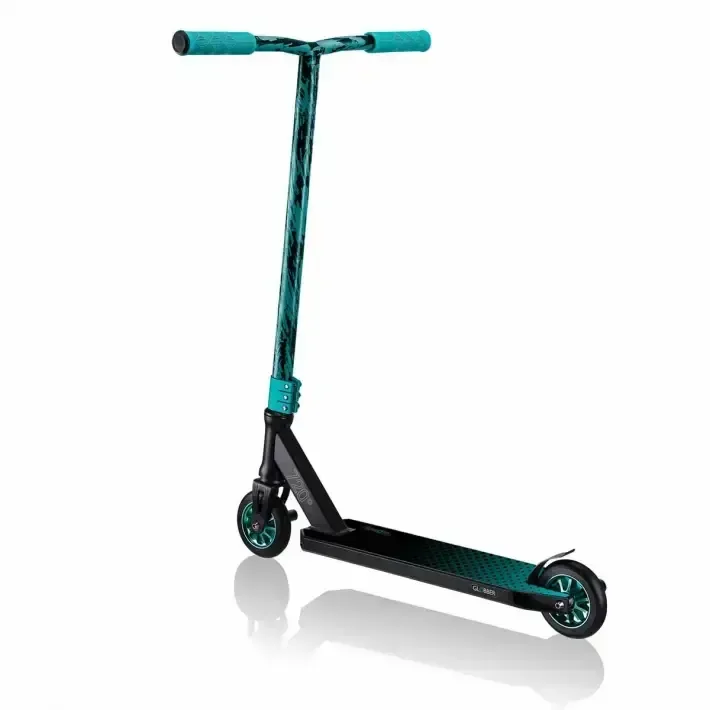 Тротинетка за фрийстайл и скачане Globber GS 720 - черна-тюркоаз, снимка 3