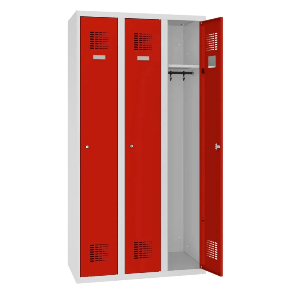 Метален гардероб Sum 330 W – RAL 7035 Light grey MALOW, снимка 3