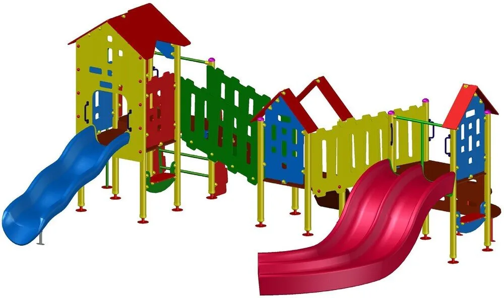 Комбинирано детско съоръжение SLIDE TRIPLE PS0031