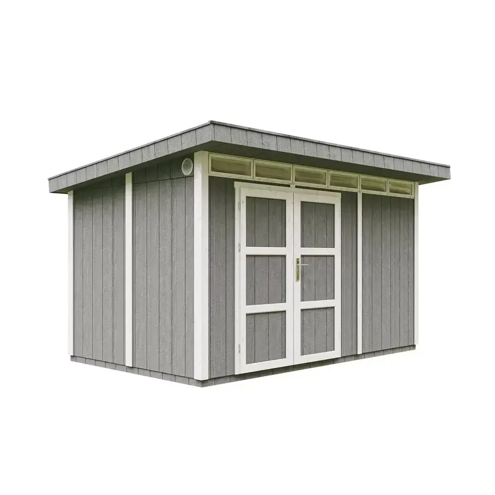 LP® SmartSide® панелен навес – 236 × 368 см – 9 м² – Cavern Steel