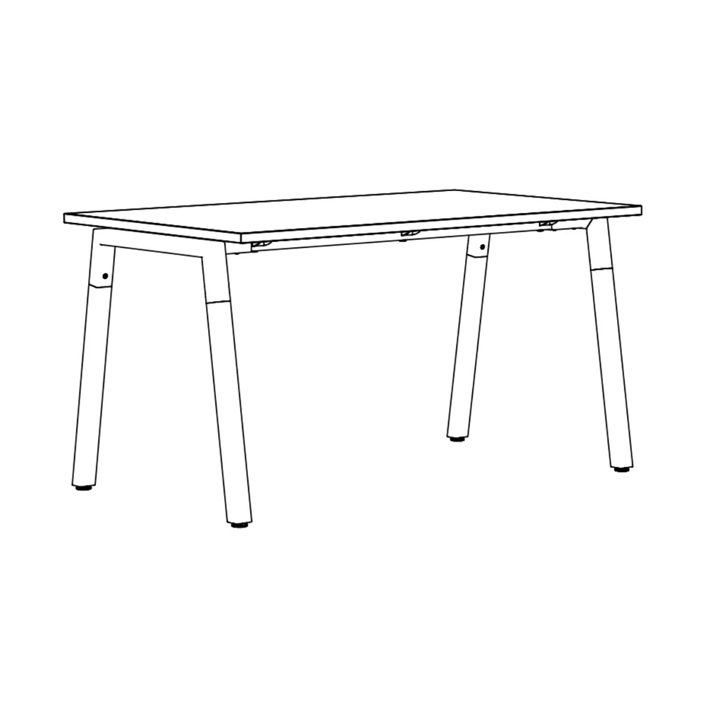 Бюро CS5040 A-Leg LWM 700mm, снимка 3