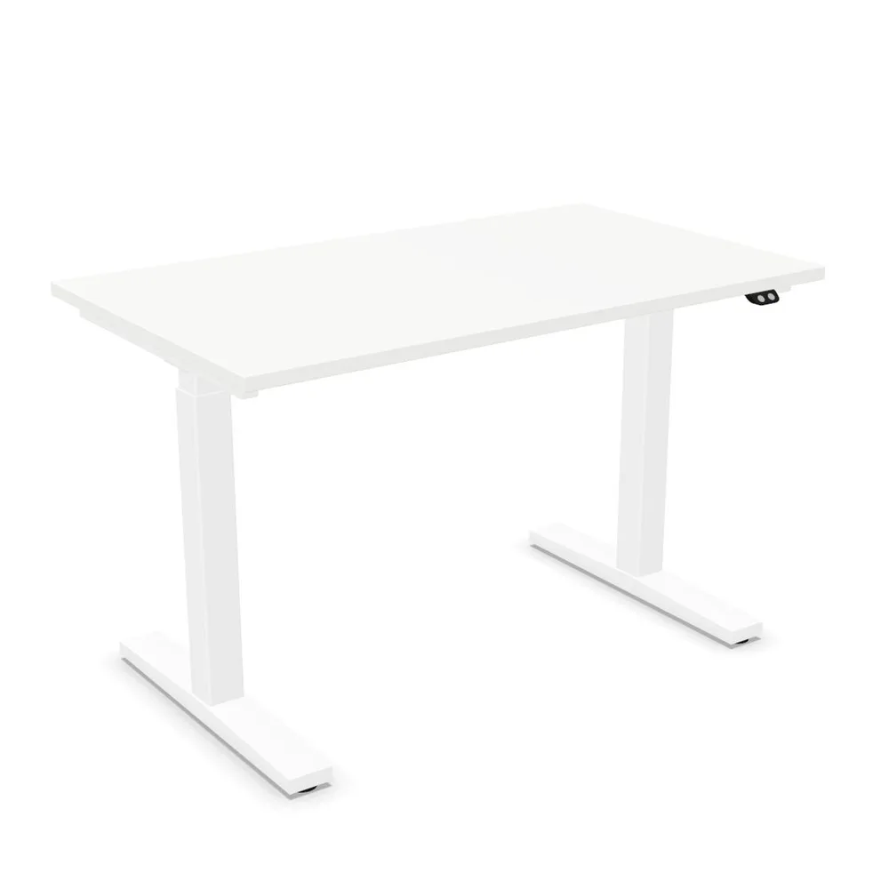 Основа за бюро EUP2 с електрическа регулация – RAL 9010 Pure White BI, WH, W, снимка 5