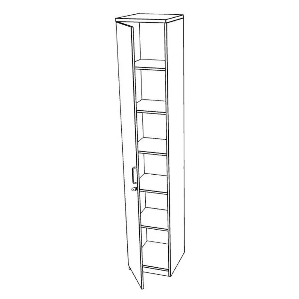 Easy Space шкаф 6OH 600мм с плътна врата, снимка 4