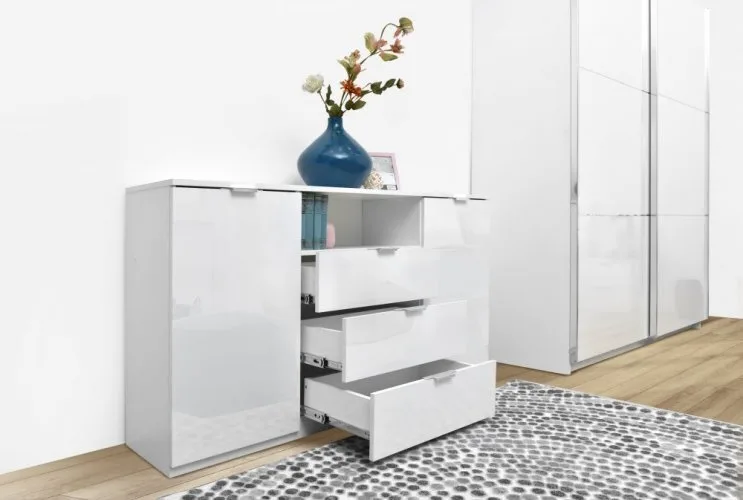 Скрин ELEGANCE 150 – бял гланц, снимка 2