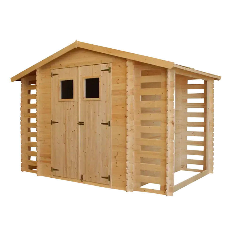 Барака с два навеса и под - 312 × 200 см – 5 м²