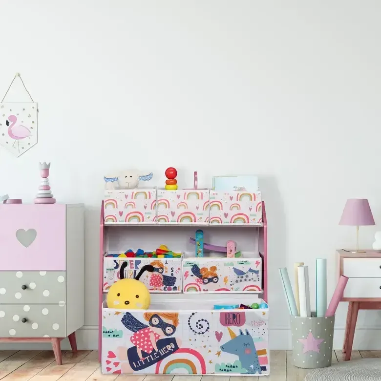 Детска етажерка с 6 кутии - Little Girl, снимка 2
